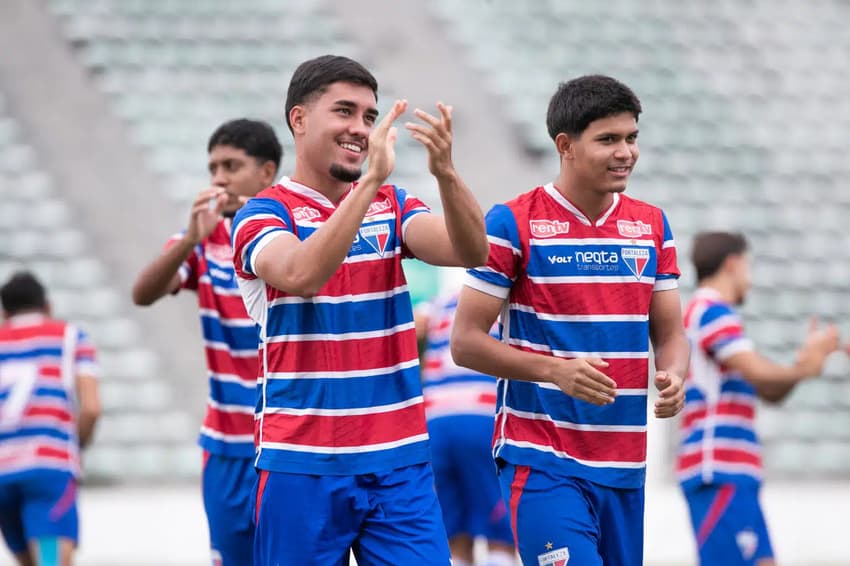 O Fortaleza derrotou o Palmeiras na final da Supercopa Capital sub-17 (Foto: Samuel Reis/Fortaleza EC)