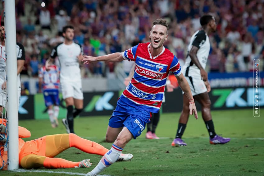 Partida entre Fortaleza e Corinthians, pelo Brasileirão (Foto: Mateus Lotif/Fortaleza EC)