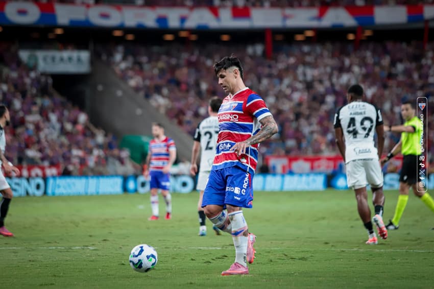 Partida entre Fortaleza e Corinthians, pelo Brasileirão (Foto: Mateus Lotif/Fortaleza EC)