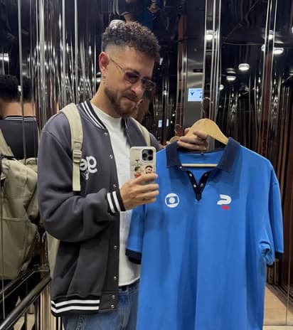 Fred Bruno, jornalista do Grupo Globo, icônico torcedor do Palmeiras (Foto: Reprodução)