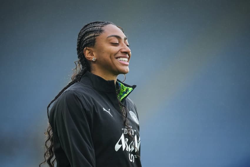 Kerolin volta ao Manchester City após período lesionado. (Foto: Manchester City/Divulgação)