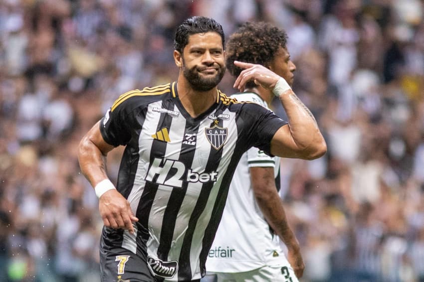 Hulk comemora gol do Galo contra o Vasco na última rodada do Brasileirão (Foto: Fernando Moreno / Agif / Gazeta Press)