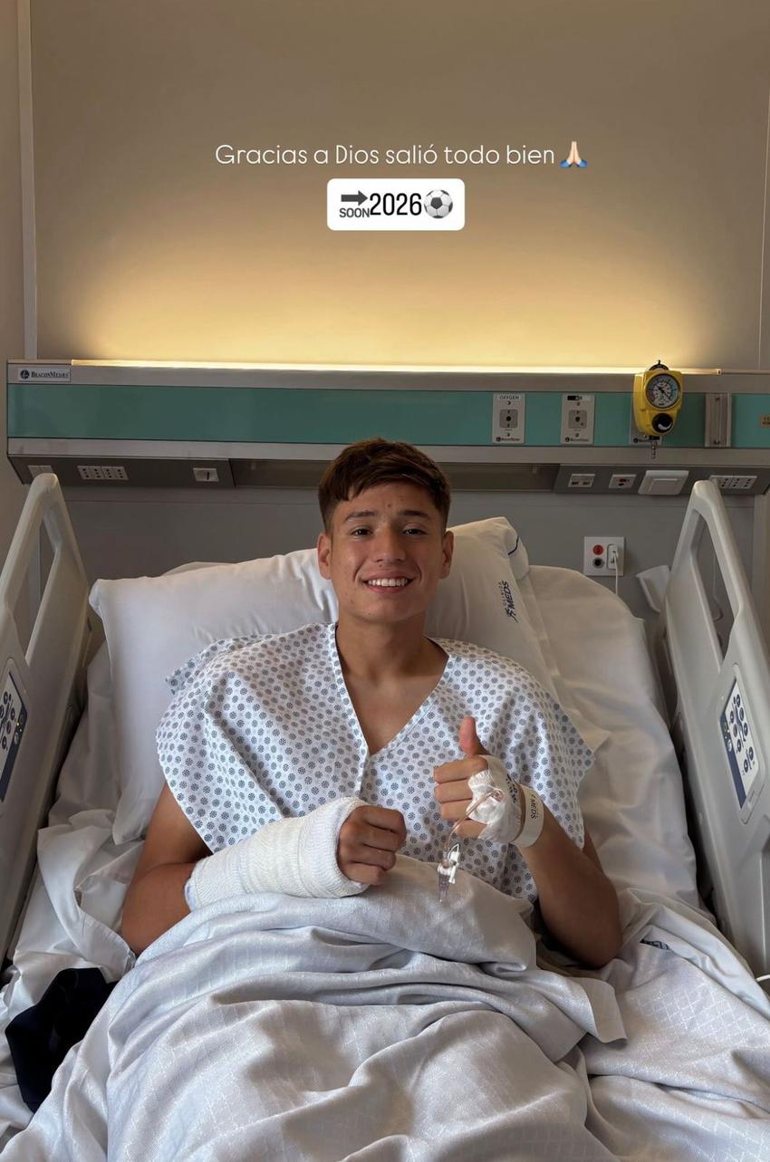 Iván Roman passa por cirurgia na mão (reprodução Ivan Roman)