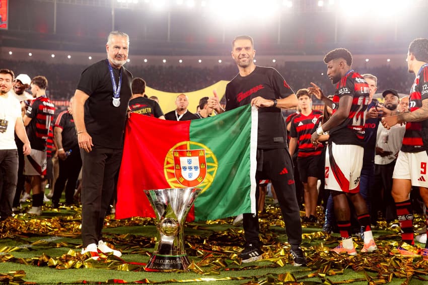José Boto e Alfredo em Flamengo x Ceará Foto:Adriann Fontes/Flamengo