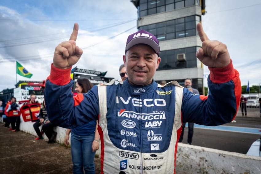 Leandro Totti briga pelo título da Fórmula Truck 2025 (Foto: Divulgação/ Copa Truck)