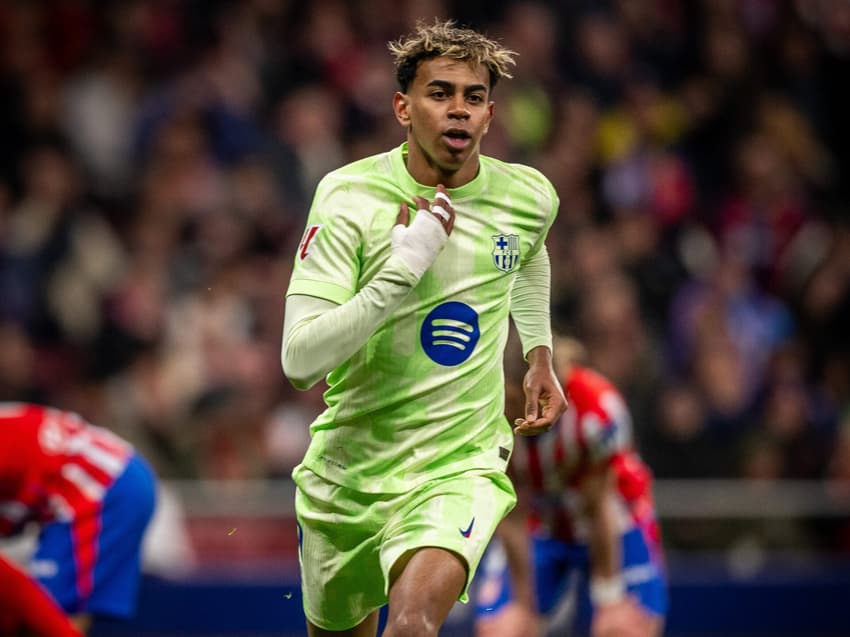 Lamine Yamal brilhou na vitória do Barcelona sobre o Atlético de Madrid
