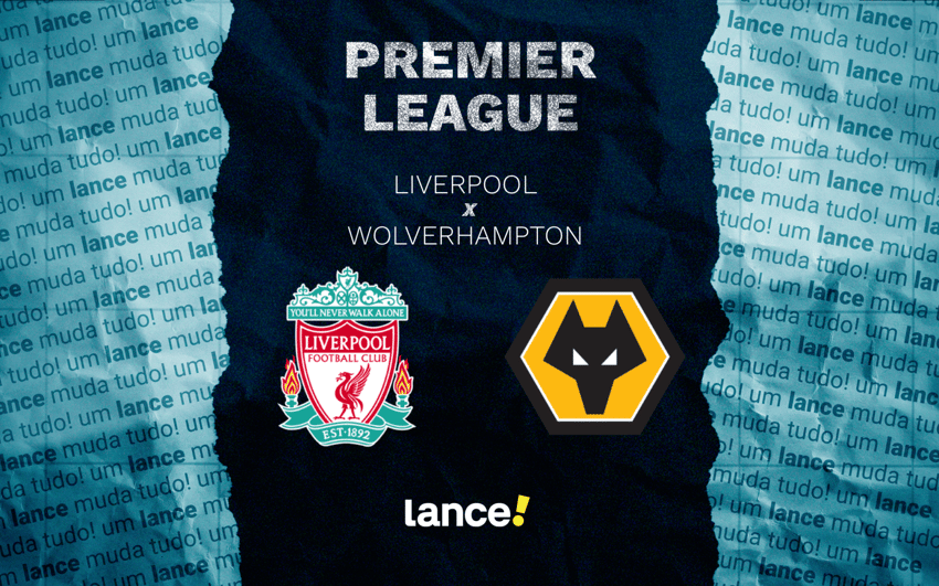 Liverpool e Wolverhampton se enfrentam neste sábado (27), pela 18ª rodada da Premier League (Foto: Arte/Lance!)