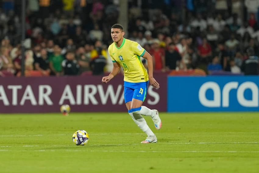 Luis Eduardo, do Grêmio e da Seleção Brasileira Sub-17, é especulado pelo Chelsea e Manchester United (Foto: Nelson Terme/CBF)
