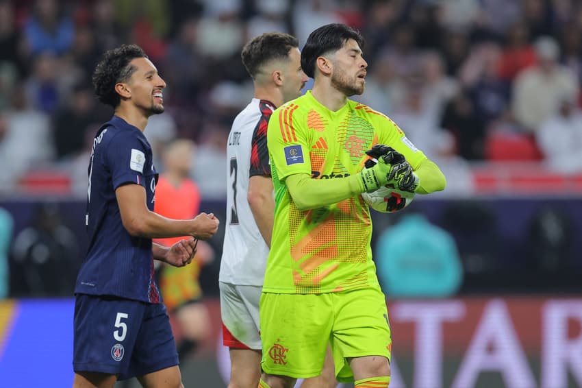 Marquinhos lamenta gol perdido na final du Mundial entre PSG e Flamengo