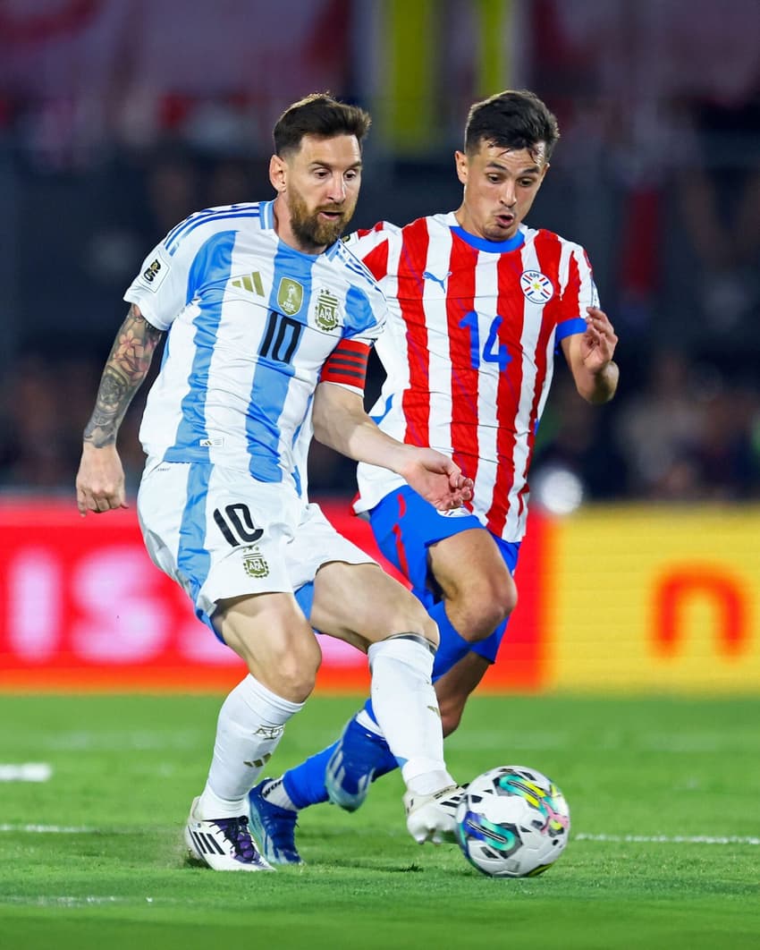 Messi Andrés Cubas Argentina Paraguai Eliminatórias