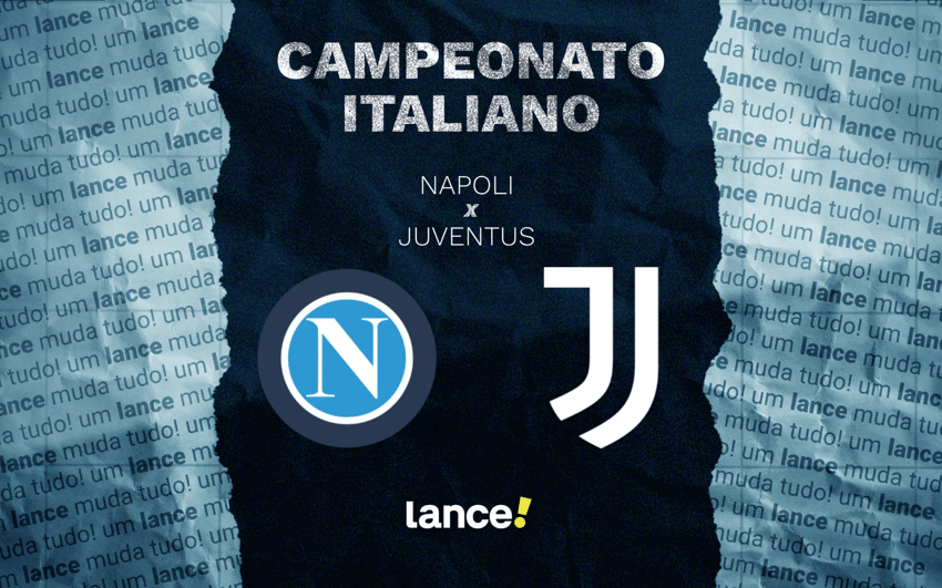 Napoli x Juventus pela 15ª rodada do Campeonato Italiano (Arte: Lance!)
