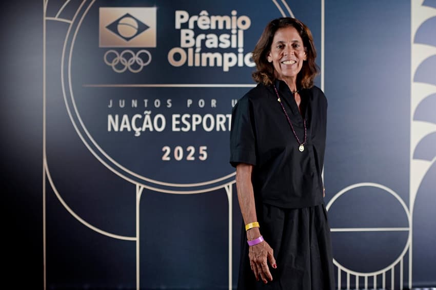 Jackie Silva no Prêmio Brasil Olímpico 2025 (Foto: Alexandre Loureiro/COB)