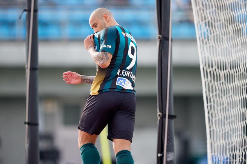 Rafael Furtado foi destaque do Sagamihara, do Japão (Foto: Divulgação/SC Sagamihara) ex-Atlético-MG