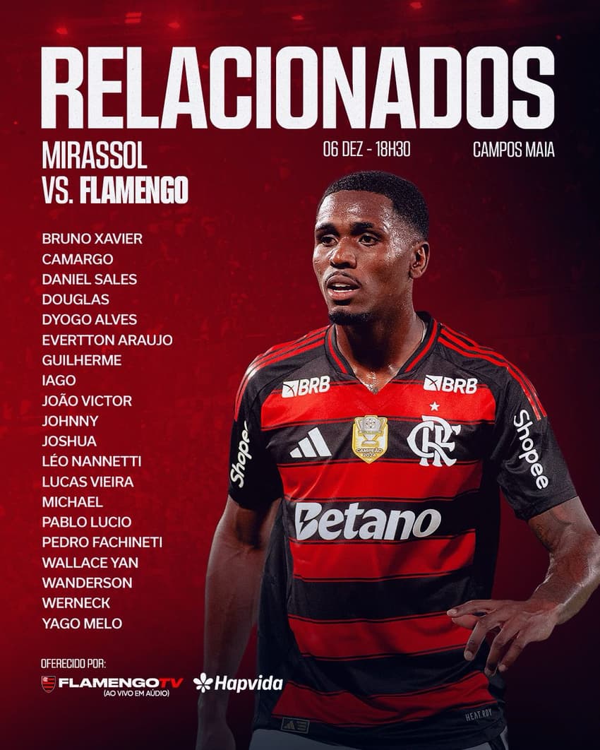 Relacionados Flamengo Mirassol