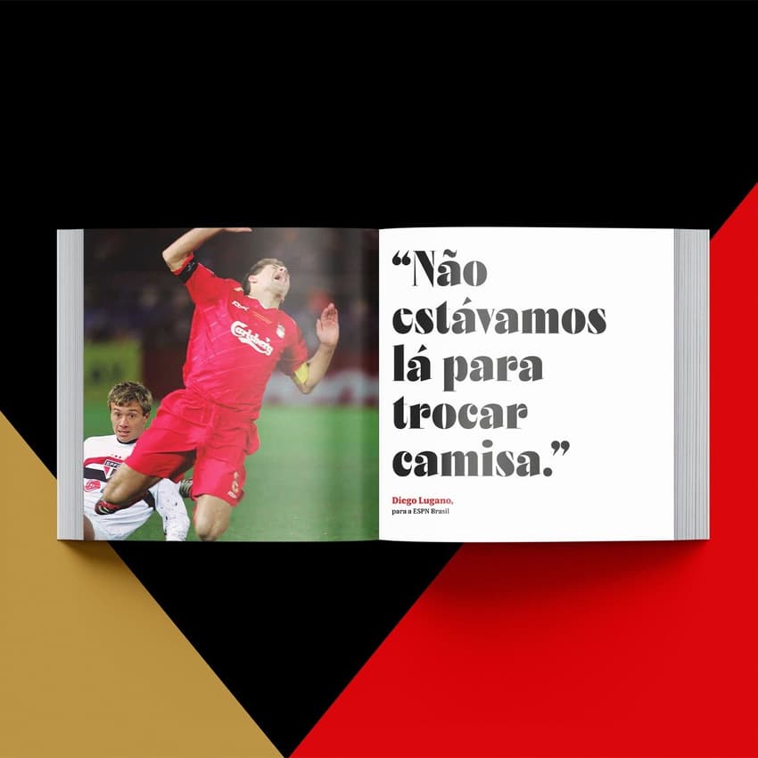 São Paulo ganha livro de triplete histórico em 2005 (Foto: Divulgação0