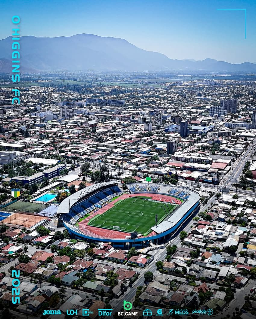 Estádio El Teniente, casa do O'Higgins (Foto: redes sociais)