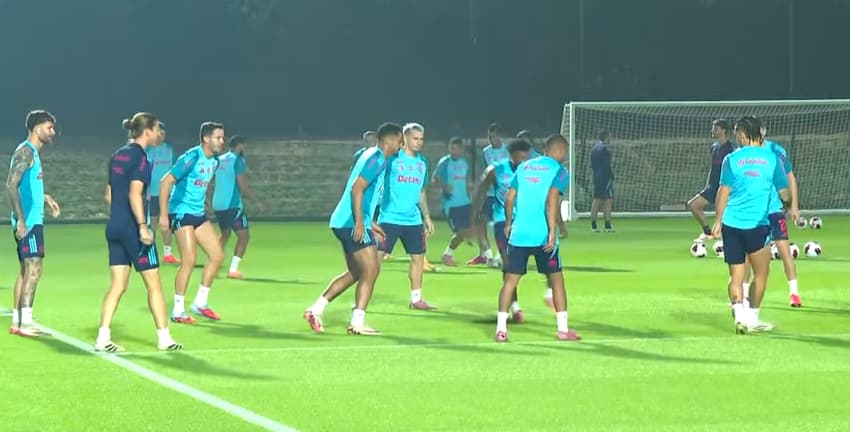 Treino Flamengo Intercontinental