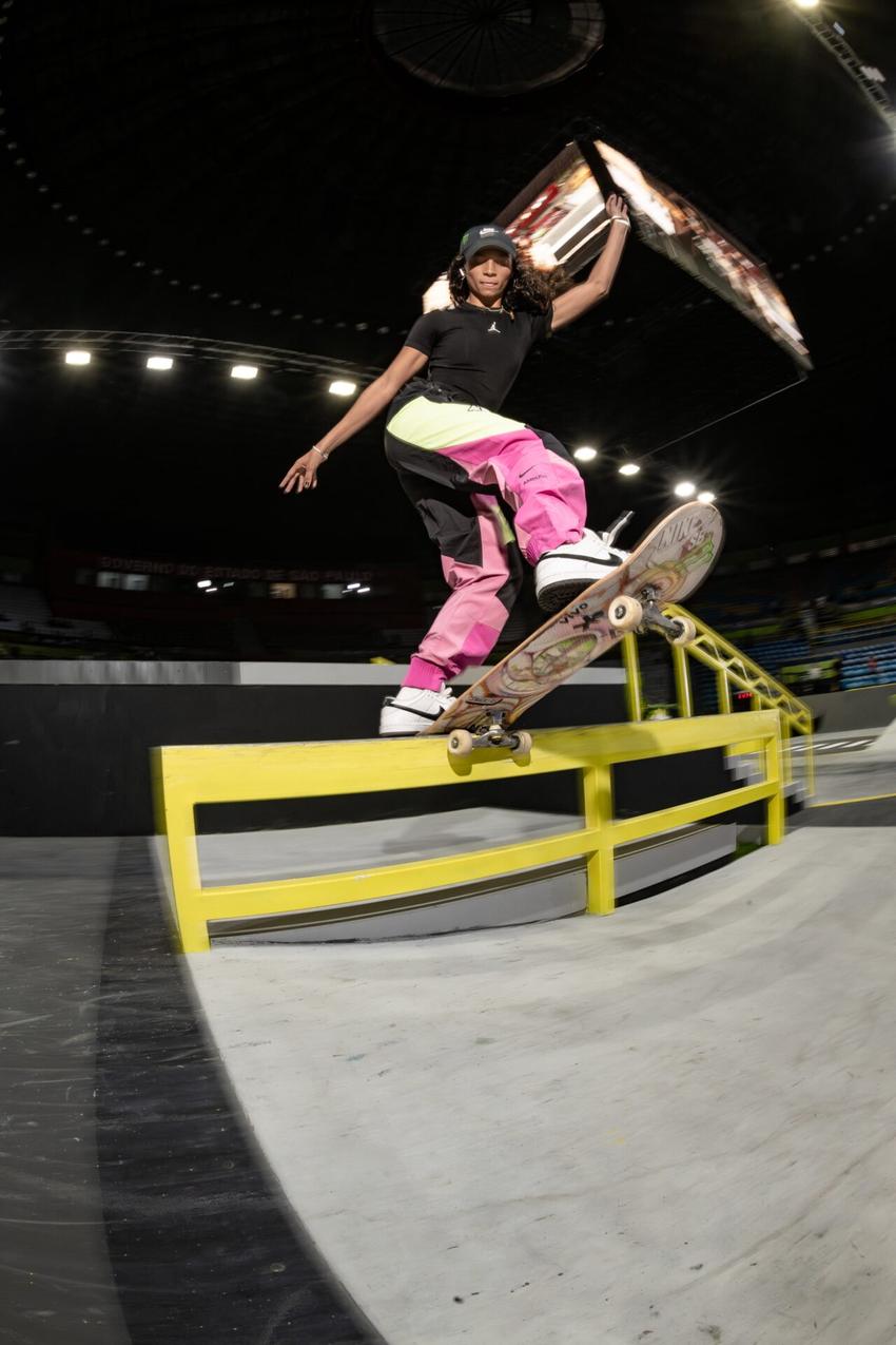 Rayssa Leal em treino do Super Crown (Foto: Pablo Vaz)