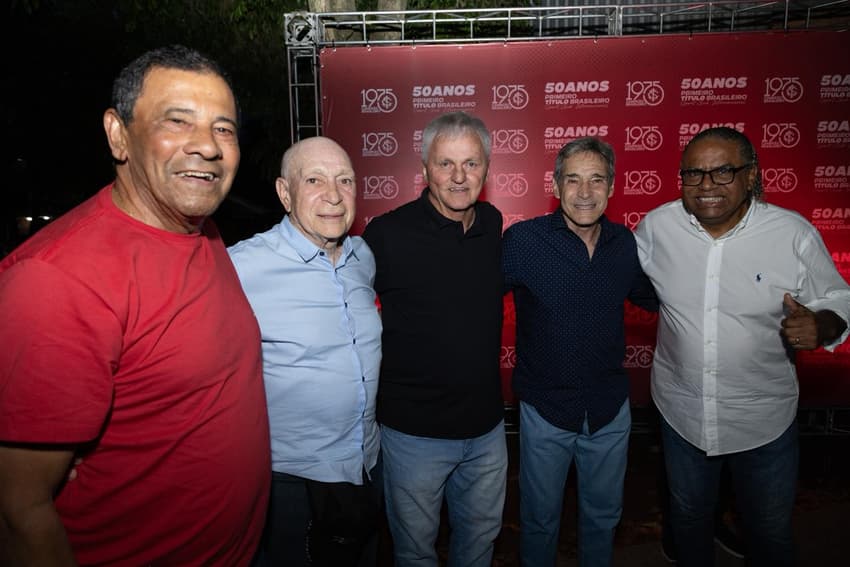 Ex-jogadores do Internacional, campeões em 1975