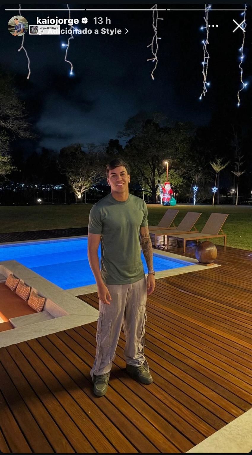 Kaio Jorge comemora o Natal (Foto: Reprodução/ Instagram)