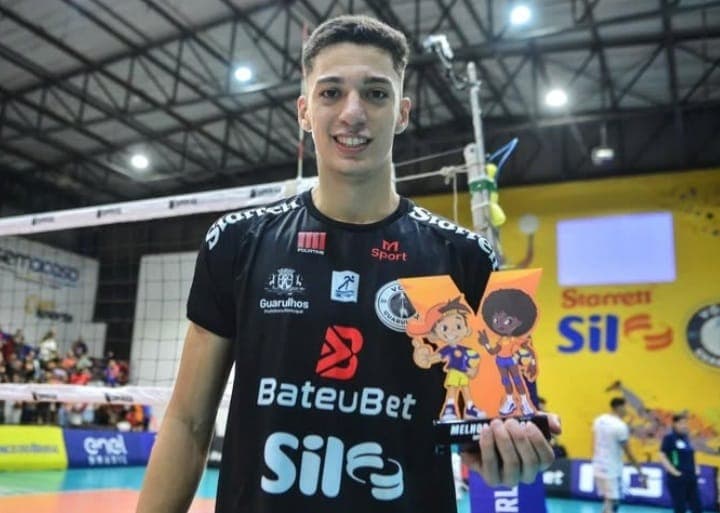 Pedro Henrique Souza no Vôlei Guarulhos (Foto: Reprodução/Instagram)