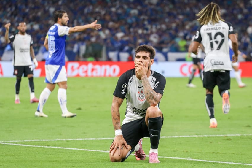 Yuri Alberto em Cruzeiro x Corinthians pela semifinal da Copa do Brasil