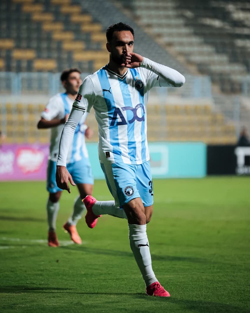 Ziko comemora gol marcado pelo Pyramids antes de encarar o Flamengo no Mundial
