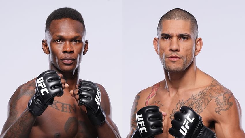 Adesanya e Poatan foram rivais por anos antes e depois do UFC (Foto: Reprodução Twitter UFC Brasil)
