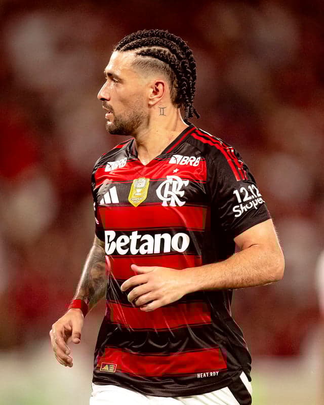 Arrascaeta em campo atuando pelo Flamengo. (Foto: Divulgação/Adriano Fontes/Flamengo)