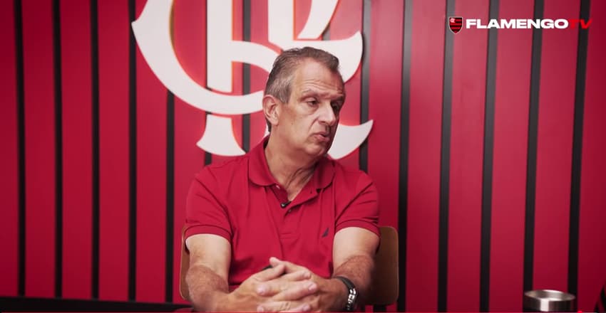 Luiz Eduardo Baptista (BAP) é o presidente do Flamengo (Foto: Reprodução/Flamengo TV)