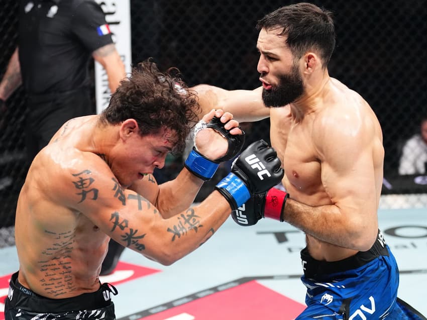 Borralho acabou derrotado no UFC Paris (Foto: Twitter UFC Europe)