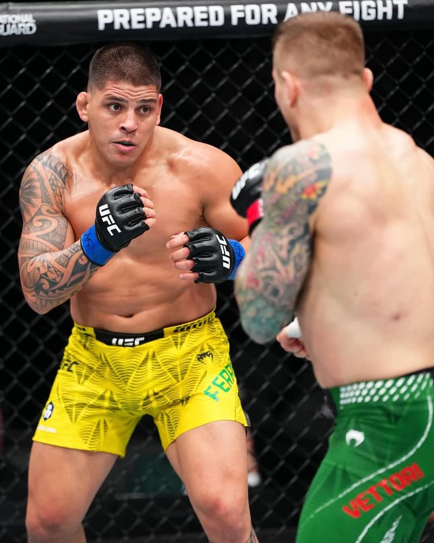 Brunno Ferreira venceu Marvin Vettori no UFC 323 (Foto: Reprodução/UFC)