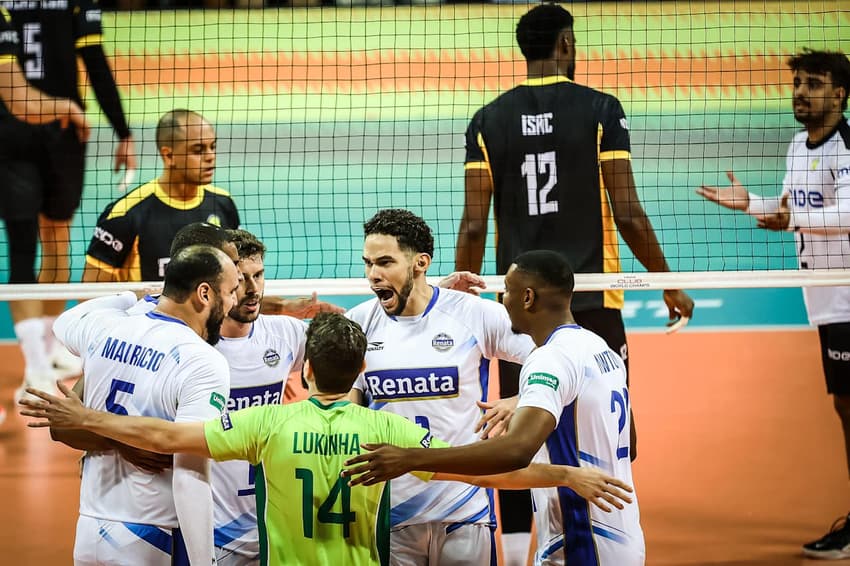 Campinas x Praia Clube no Mundial de Clubes masculino de vôlei (Foto: Volleyball World)