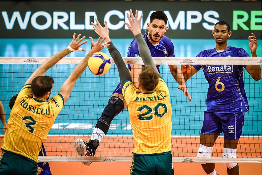 Campinas enfrenta Zawiercie no Mundial de Vôlei (Foto: Volleyball World)