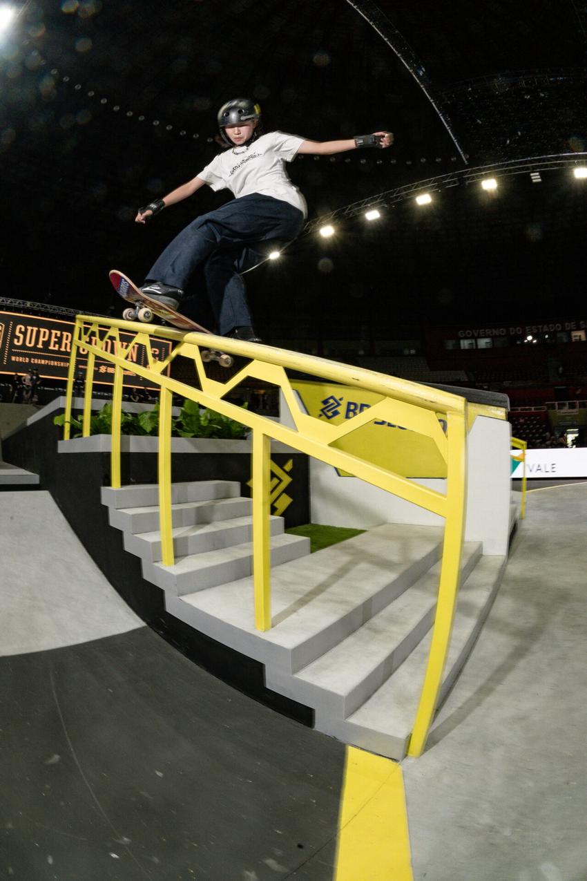 Coco Yoshizawa durante o SLS Super Crown