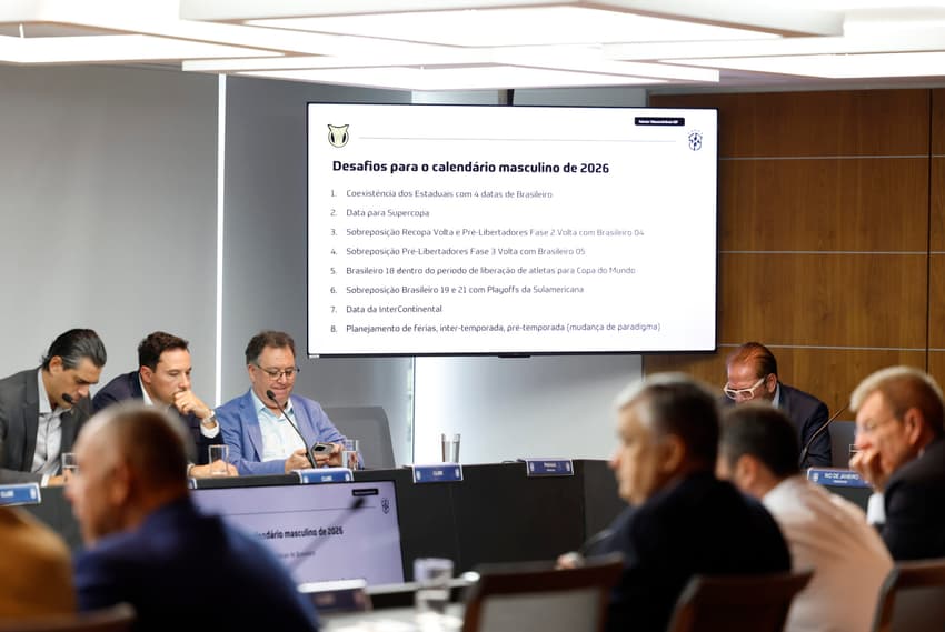 Conselho técnico do Brasileirão na CBF (Foto: Divulgação/CBF)