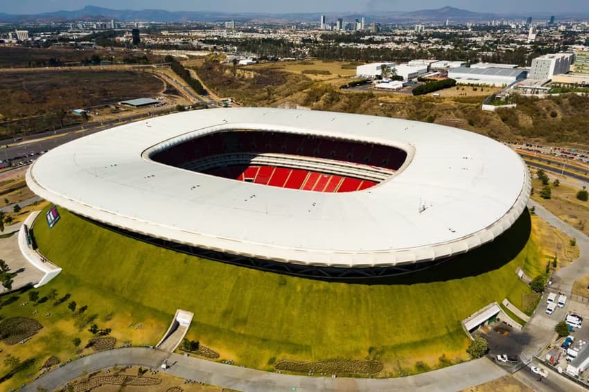 No México, estádio de Guadalajara será palco de quatro jogos da fase de grupos da Copa do Mundo