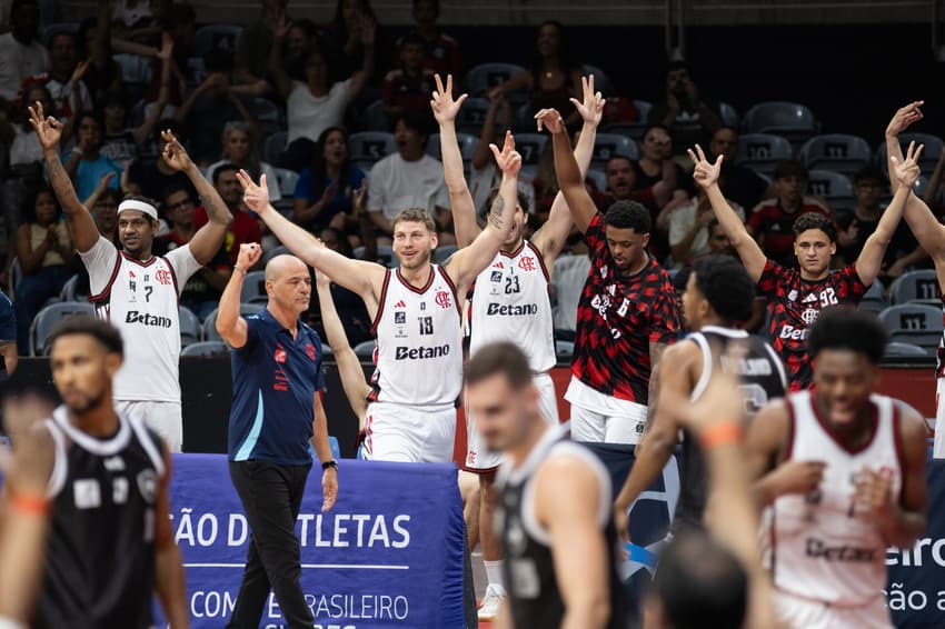 Flamengo derrotou o Botafogo em despedida do NBB em 2025 (Foto: Mariana Sá / CRF)