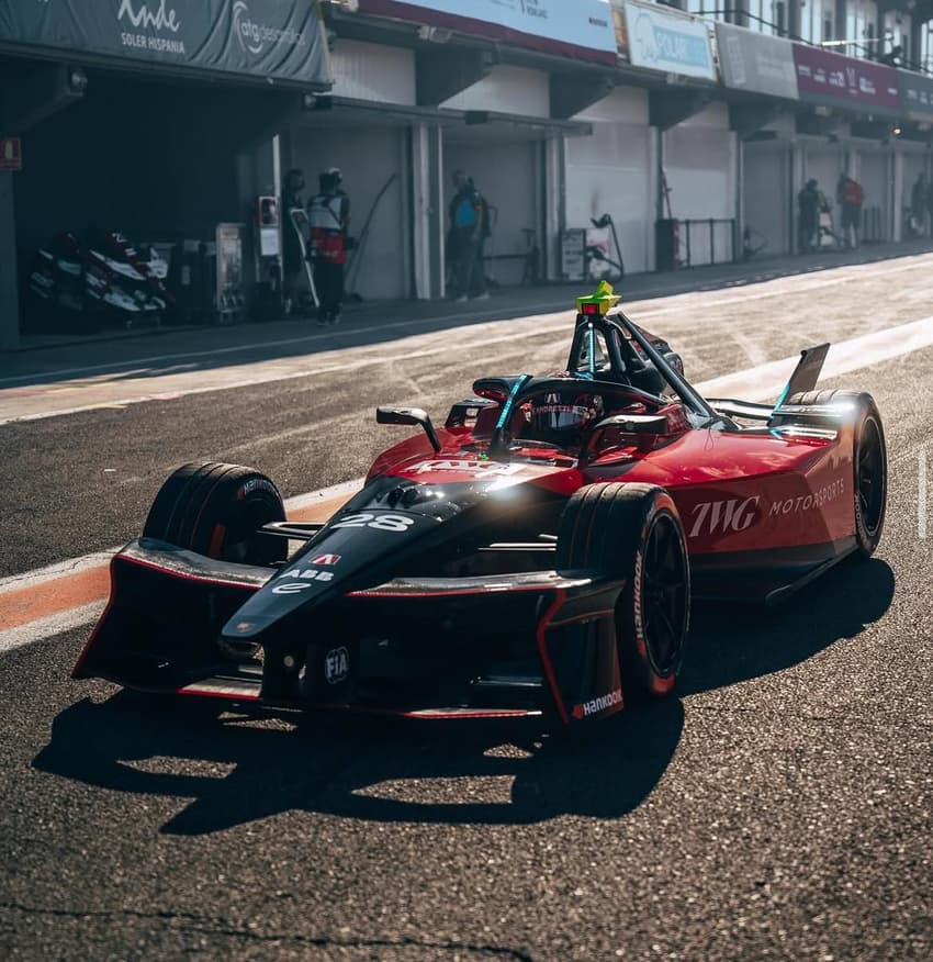Carro de Felipe Drugovich na Fórmula E (Foto: Reprodução Instagram)