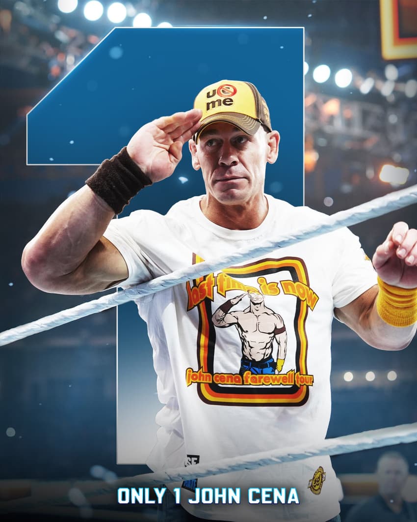 Homenagem do WWE a John Cena (Foto: Reprodução Twitter WWE)