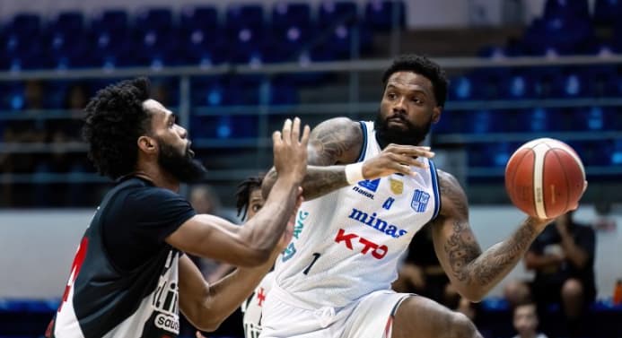 Vasco não segurou o Minas no NBB (Foto: Hedgard Moraes/MTC)