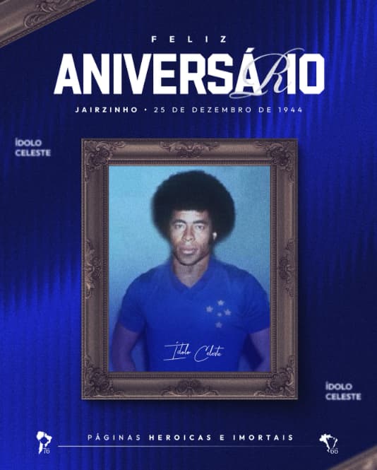 Homenagem do Cruzeiro a Jairzinho (Foto: Reprodução Cruzeiro)