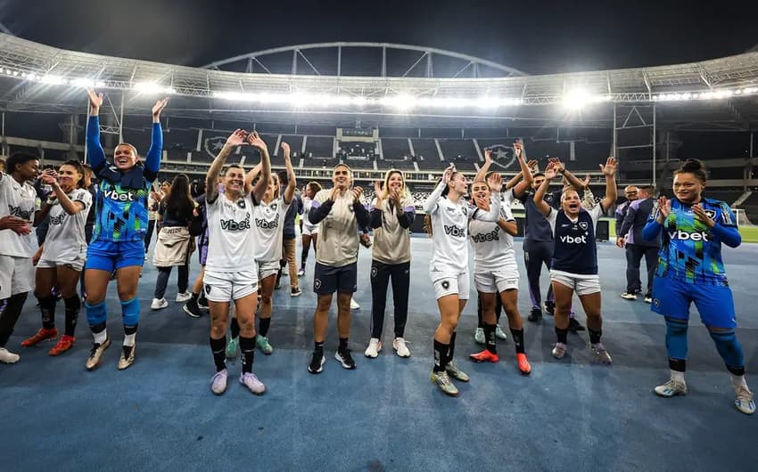 Botafogo está na elite do Brasileirão Feminino. (Foto: Arthur Barreto/Botafogo)