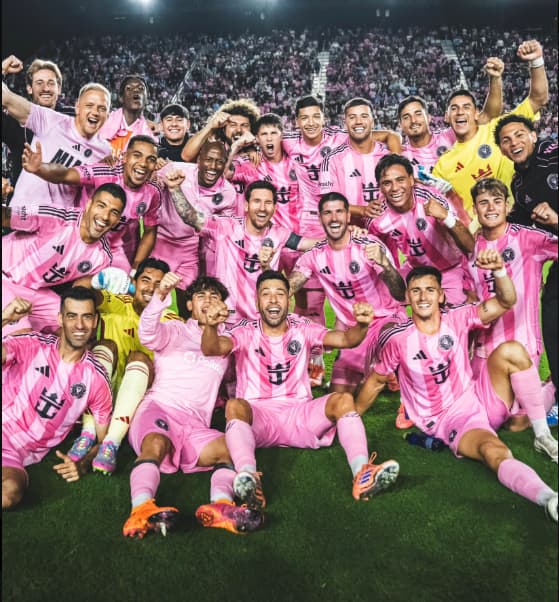 Messi comemora mais um título pelo Inter Miami (Divulgação)