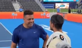 Ronaldo e Alcaraz batem papo em Miami (Reprodução)