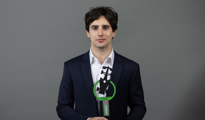 Rafael Câmara é premiado por desempenho na Fórmula 3 (Divulgação)