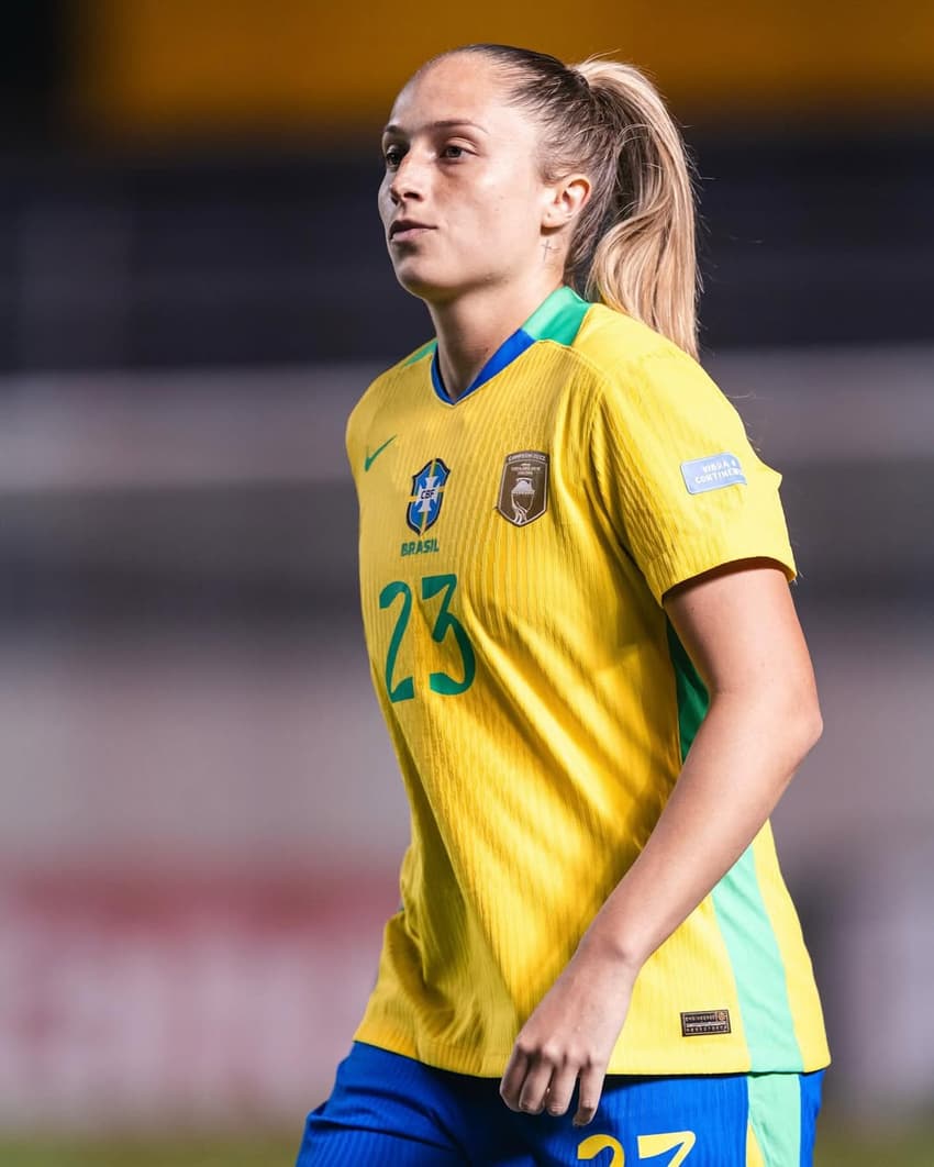 Isa Haas, zagueira da Seleção Brasileira feminina. (Foto: CBF/Divulgação)
