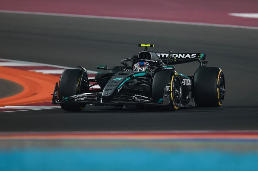 Kimi Antonelli durante o GP do Catar pela F1 2025 (Foto: Karim JAAFAR / AFP)