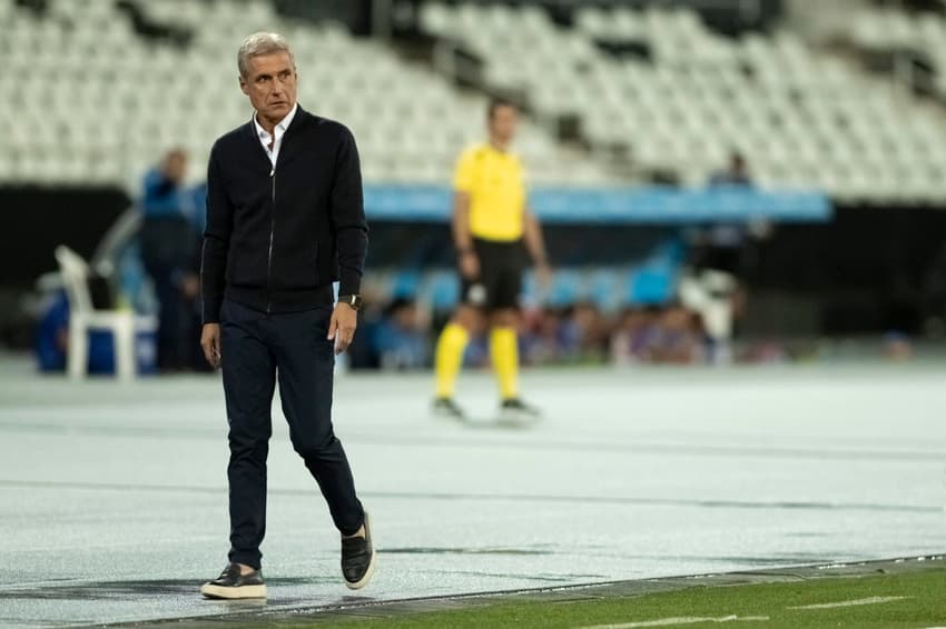 Luis Castro quando era treinador do Botafogo