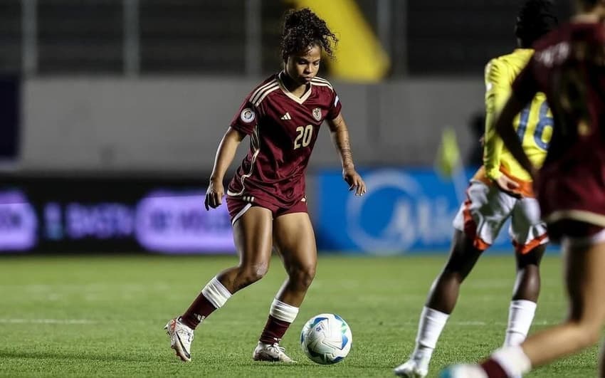 Day Rodríguez defendendo a seleção da Venezuela. (Foto: Seleção da Venezuela/Divulgação)